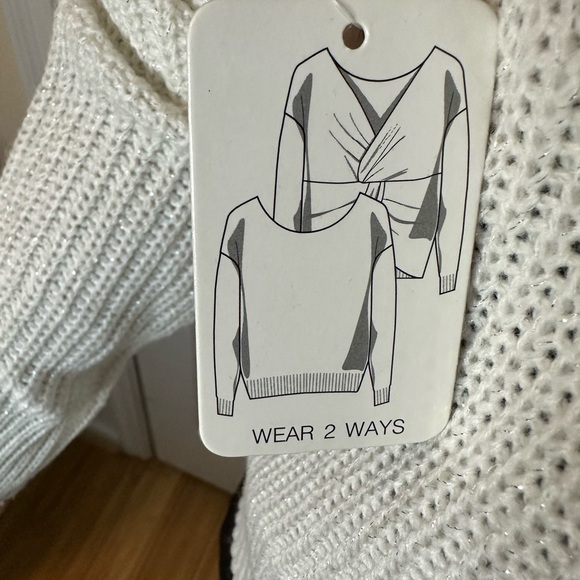 New - Full Circle Trends with love thick knit sweater V-neck  - SIZE XL - Picture 10 of 11